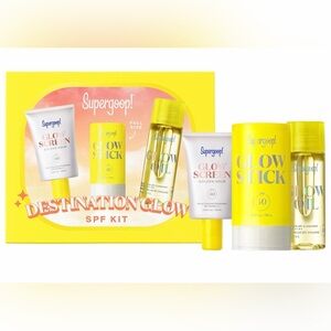 ☀️ New Supergoop! Destination Glow SPF Kit
